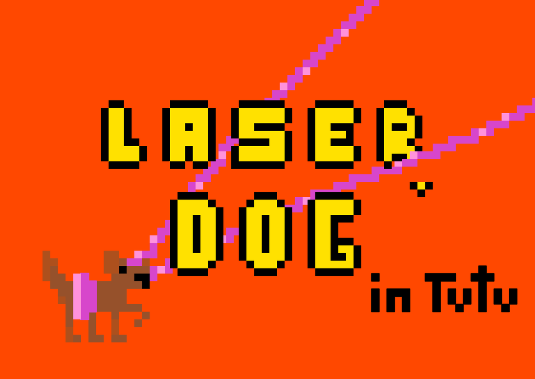 Laser Dog in Tutu - A Videogame Cover
